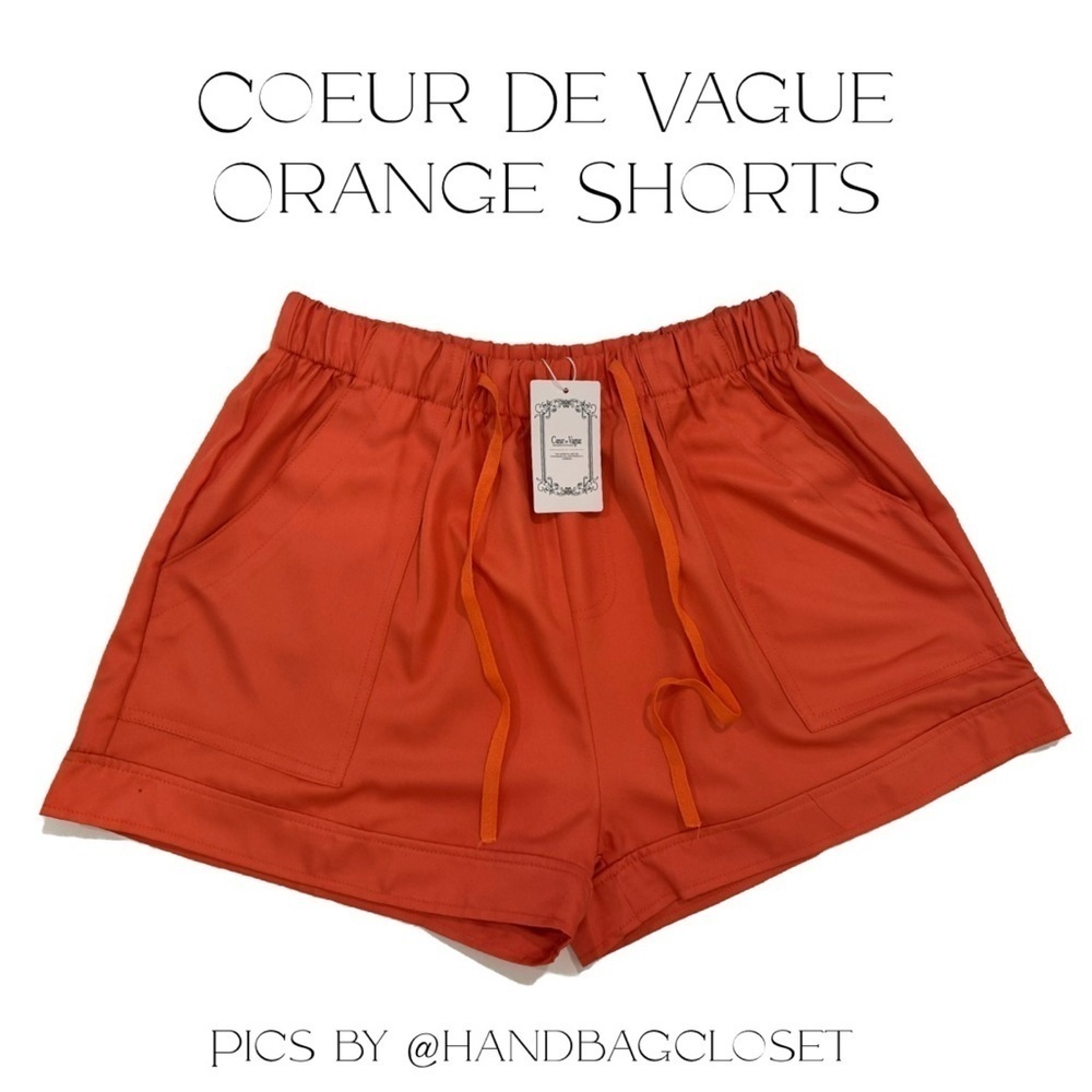 Couer De Vague Orange Women's L or XL Shorts